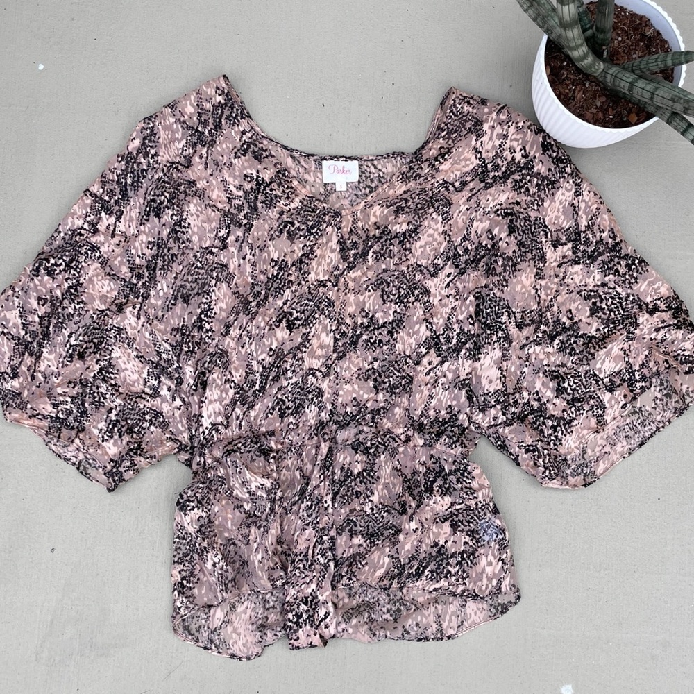 Parker silk top